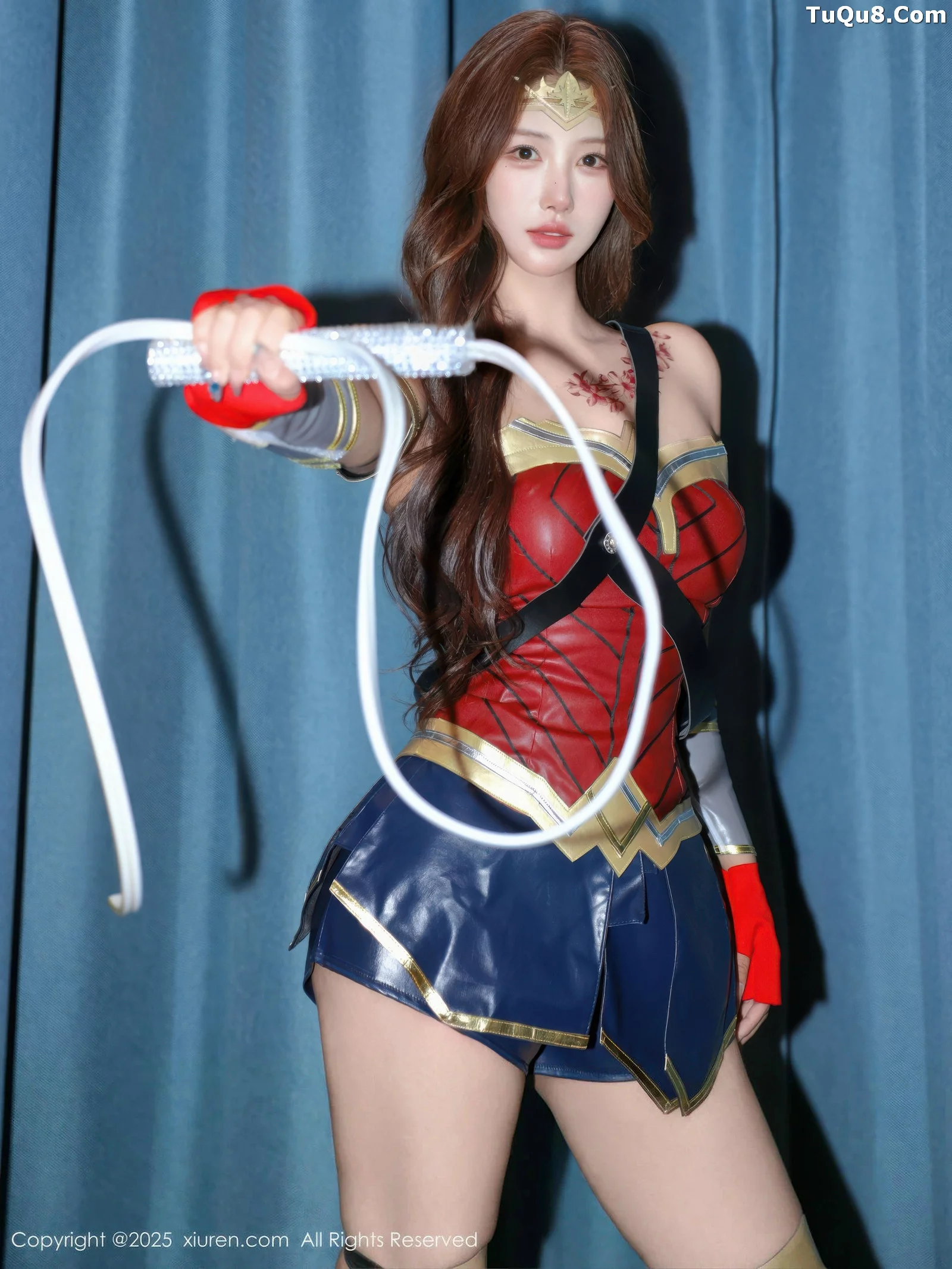 秀人集.com_[XiuRen秀人网]No.10710_模特金允希Yuki性感Cos神奇女侠服饰秀完美身材迷人诱惑写真80P