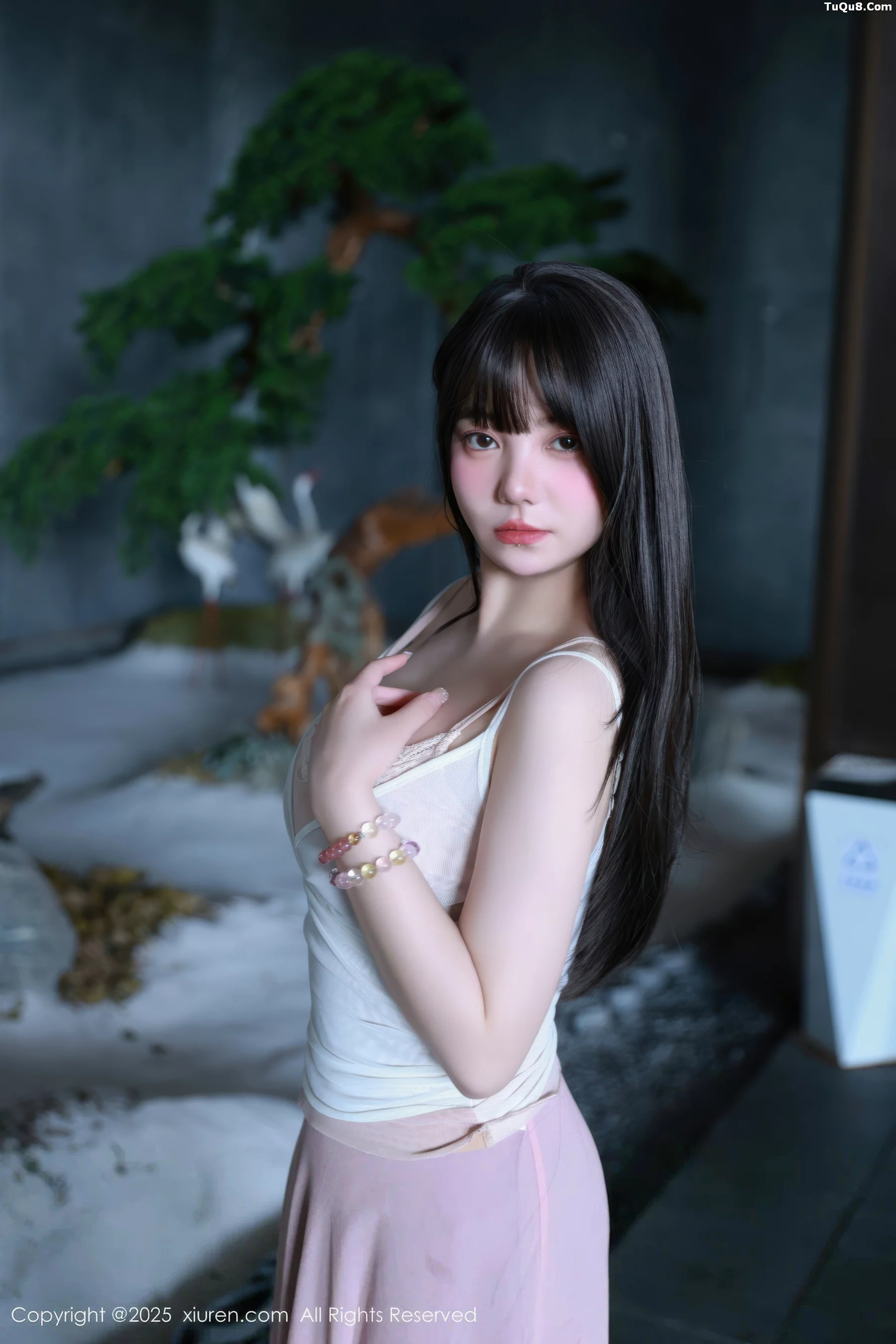 秀人集.com_[XiuRen秀人网]No.10746_模特软情性感低胸紫色长裙露粉色内衣秀曼妙身姿迷人诱惑写真86P