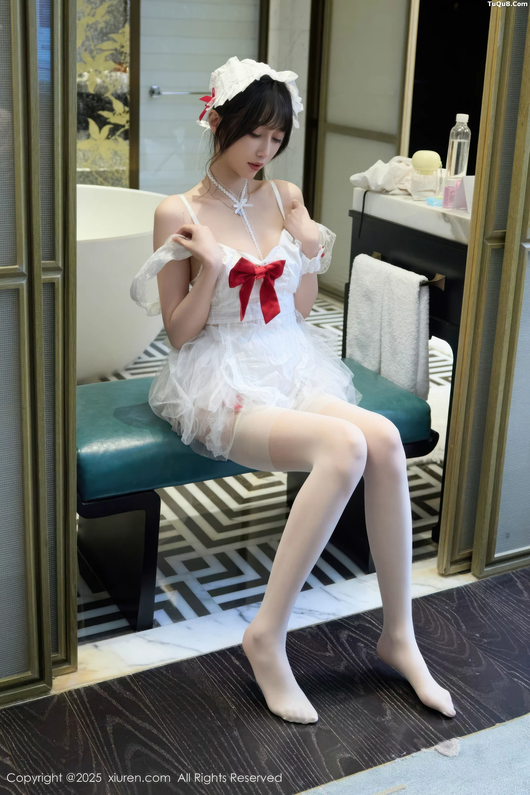 秀人集.com_[XiuRen秀人网]No.10827_模特玥儿玥er性感萝莉女仆装配白丝吊袜秀完美身材迷人诱惑写真64P