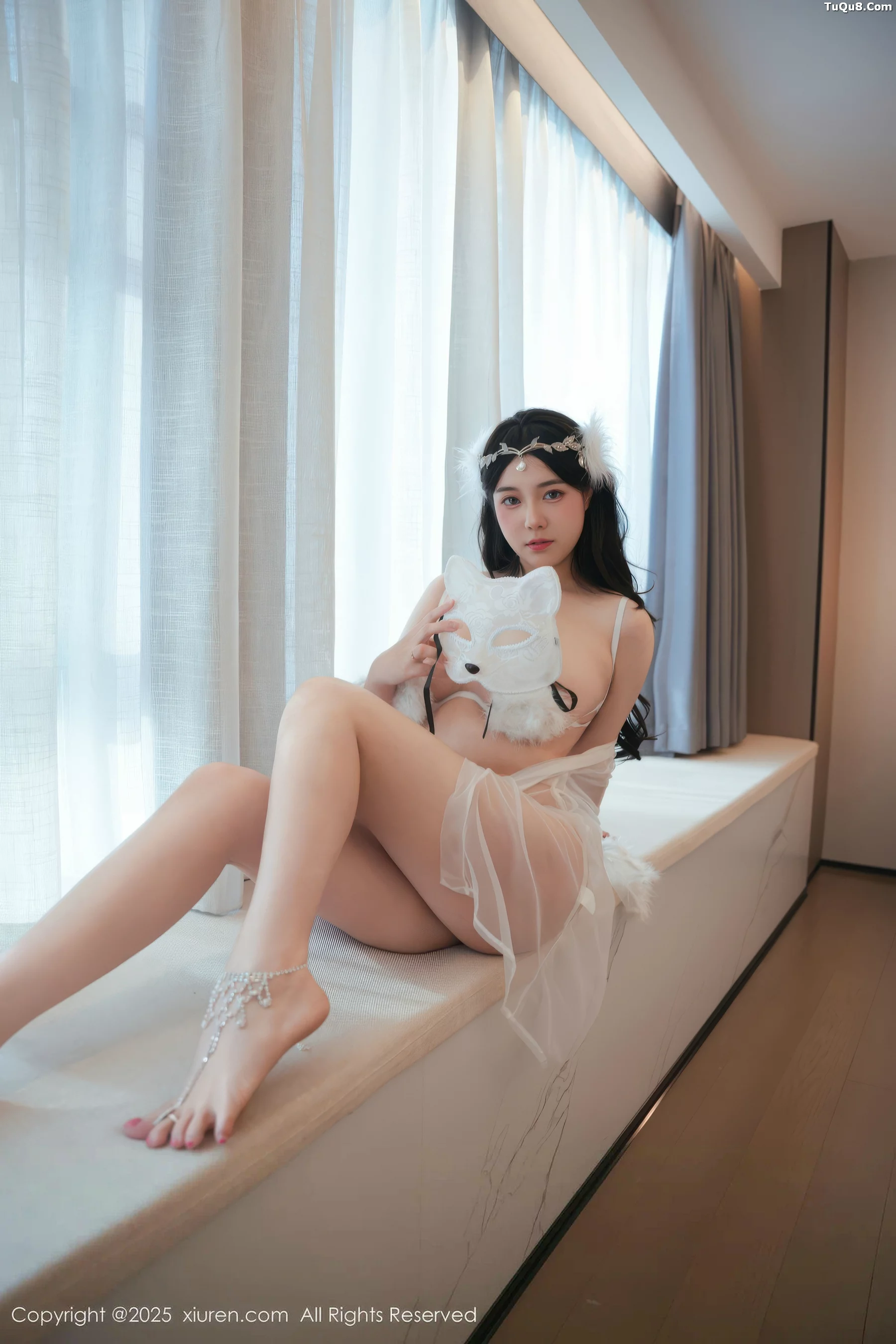 秀人集.com_[XiuRen秀人网]No.10923_模特软情性感白色薄纱露绒毛情趣内衣秀曼妙身姿惹火诱惑写真63P